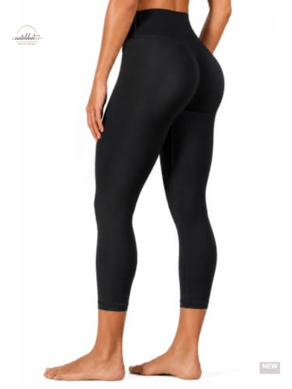 Capri Leggings High Waist Butt Lifting Tummy Control Yoga Pants